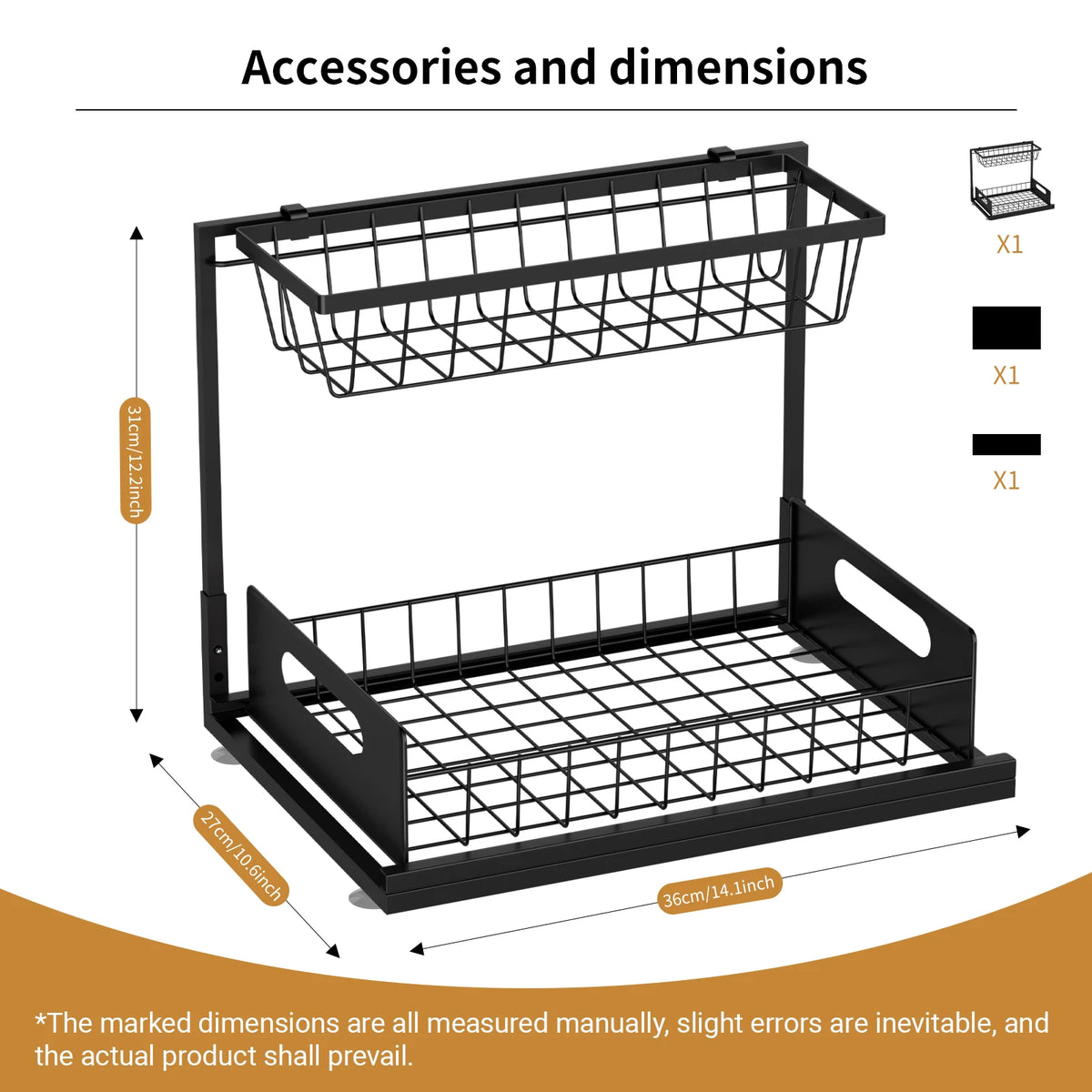 Two-Tier Under-Sink Organizer