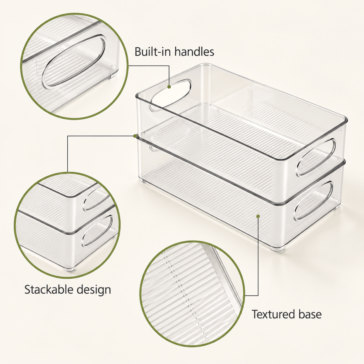 ClearSpace Organizer Set — 6 Pieces