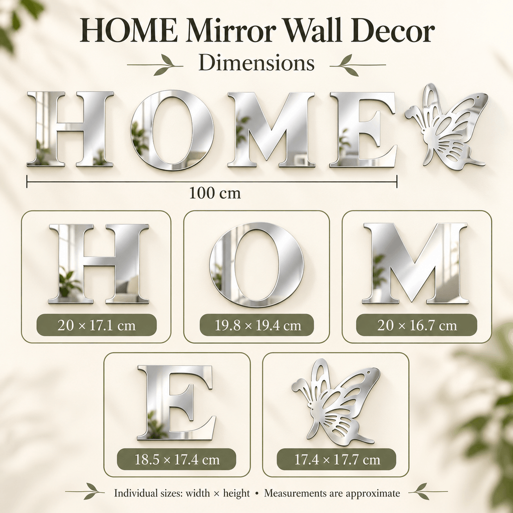 HomeGlow — Mirror Wall Decor