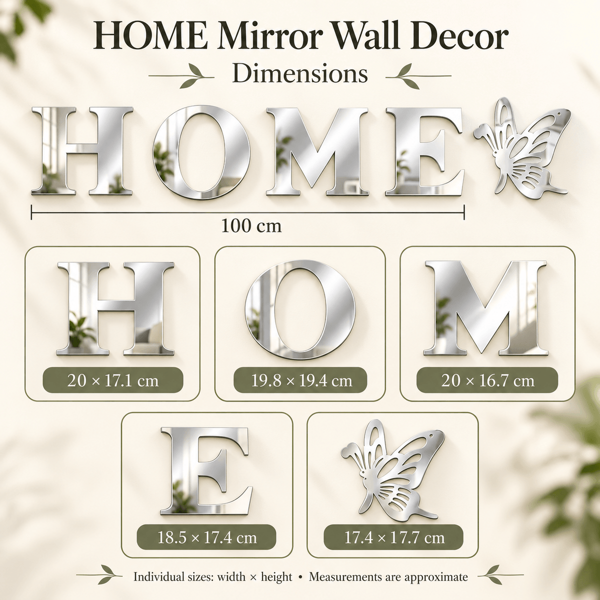 HomeGlow — Mirror Wall Decor