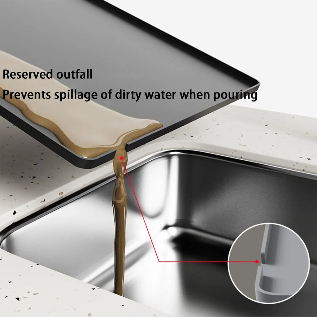 3-In-1 Silicone Coffee Mat Multi-Functional Non-Slip Bar Mat for Countertops for Mess-Free Coffee Station Setup Essential Coffee