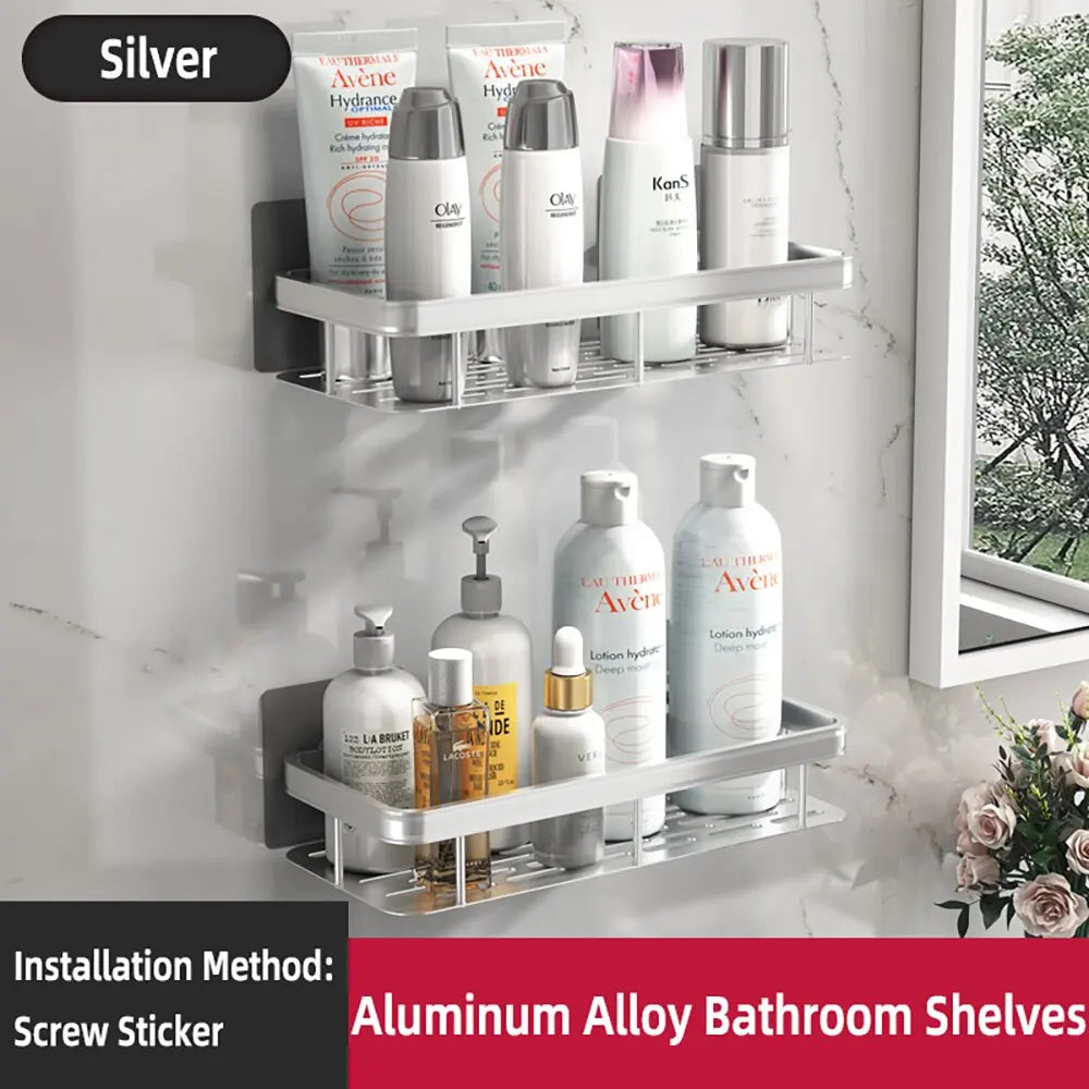 Wall-Mounted Bathroom Shelf